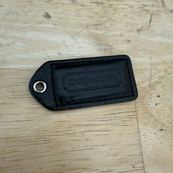 Coach Thompson Executive Black Leather Laptop Bag Briefcase Attache 6455 - Picture 8 of 16